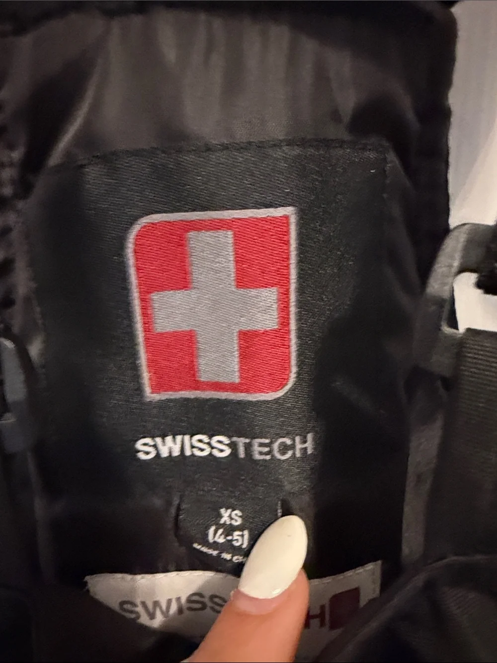 Swiss Tech Boys Black Insulated Bib Snow Pants